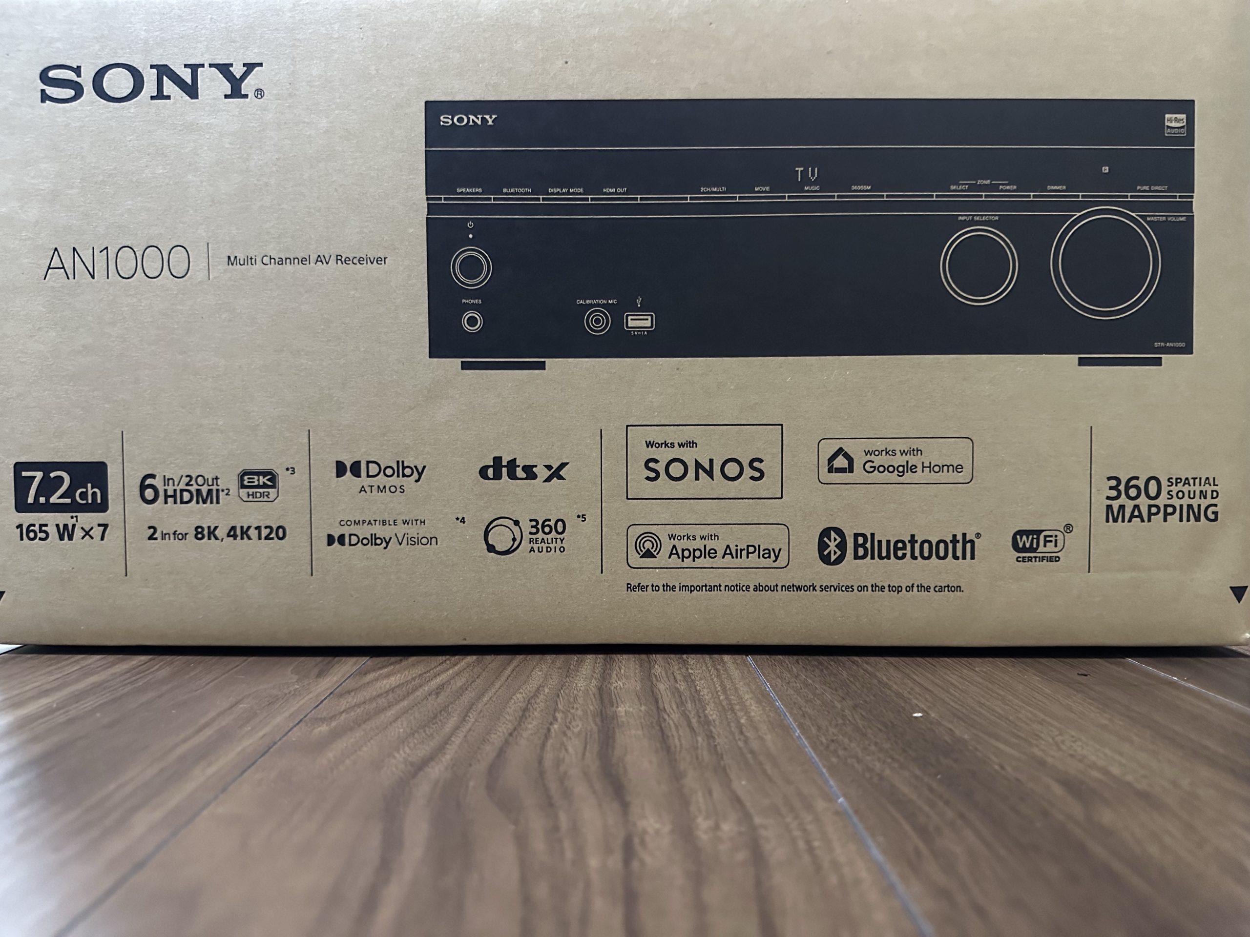 SONY STR-AN1000アンプ購入 | kita's Page